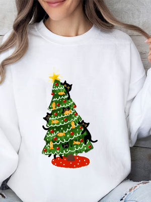 Christmas Printed Sweatshirt