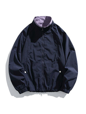 Vestes d'extérieur déperlantes à blocs de couleur