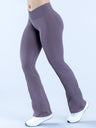 Seamless Buttock Lift Cross Waist Exercise And Fitness Yoga Flared Trousers