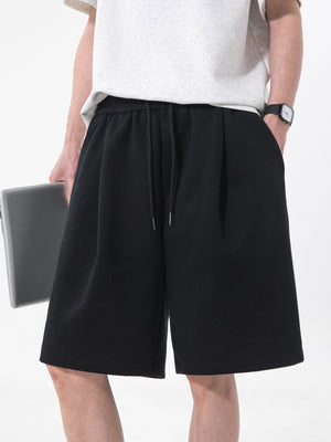 Simplicity Loose-fit Five Points Sweatpants Shorts