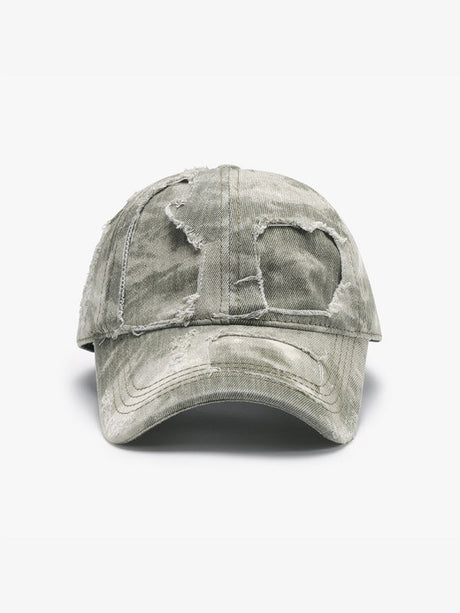 Washed Hole Distressed Baseball Caps