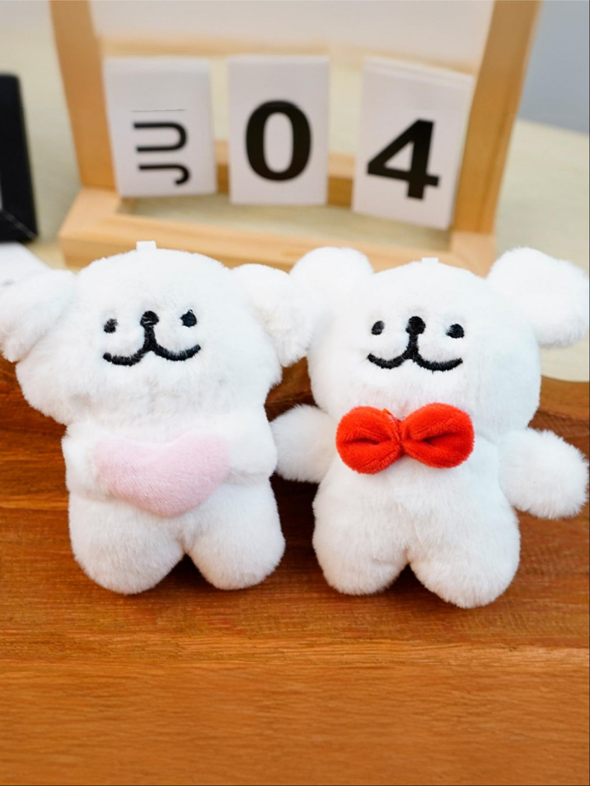 Puppy Plush Toy Keychain