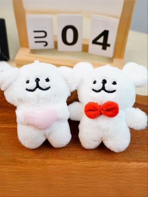 Puppy Plush Toy Keychain