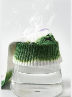 Chaussettes à pois imprimées avec lettres, lot de 3