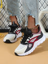 Color-blocked Women's Casual Sneakers