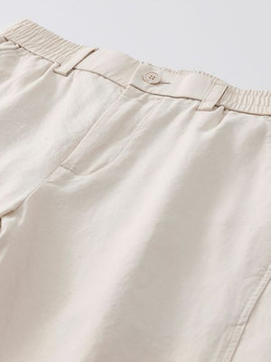 Loose-fit Drape Patchwork Pants