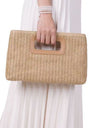 Colorful Straw Tote Bag For Vacation