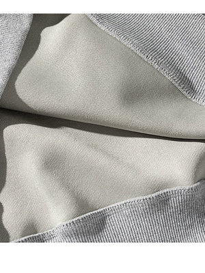 Letter Embroidery Hooded Sweatshirts&Hoodies