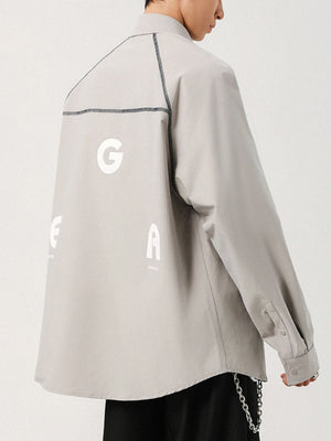 Hasselblad Line Loose-fit Color-blocked Shirts