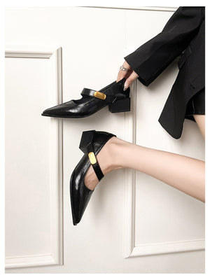Liber Spring and Autumn Women's Mary Jane Shoes