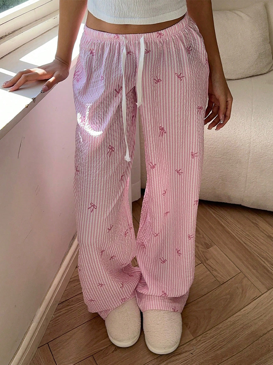 Liber Summer Women's Lace up Pants