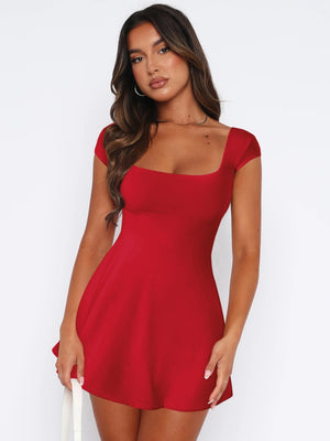 Backless Bandage Mini&Short Dresses