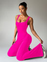 Buttock Lift Flared Pants Exercise And Fitness Yoga Jumpsuits
