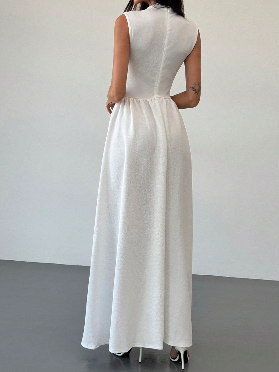 Color-blocked Splicing Parties Maxi Dresses