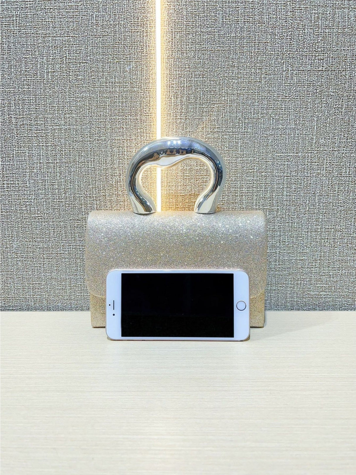 Liber Four Seasons ACC Sequined Small Square Bag