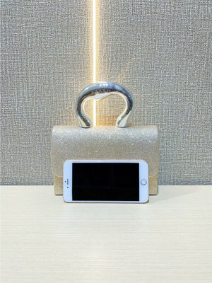 Liber Four Seasons ACC Sequined Small Square Bag