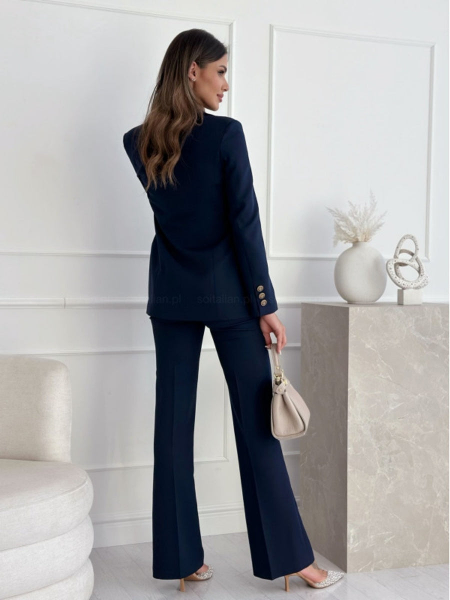 Buttons Double Row Commuting Blazers
