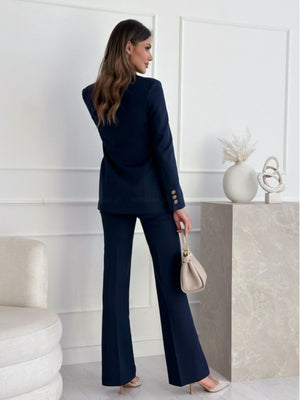 Buttons Double Row Commuting Blazers