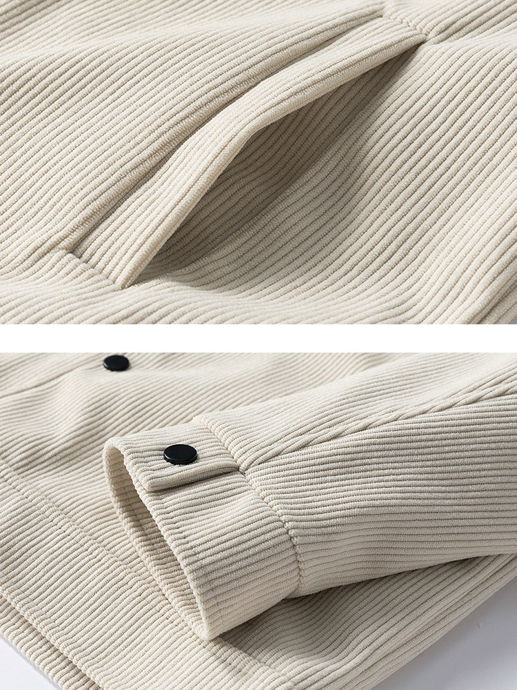 Veste de survêtement en velours côtelé