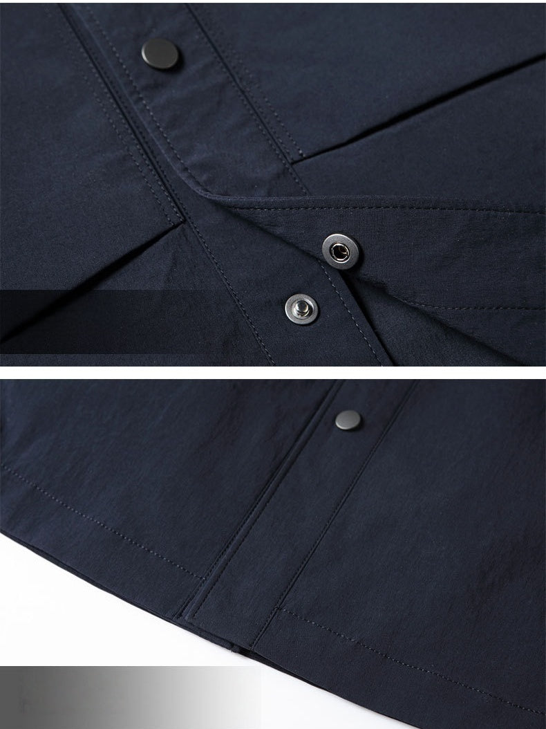 Business 4-Way Stretch Wrinkle-Free Notch-Lapel Lightweight Jacket