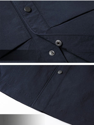 Business 4-Way Stretch Wrinkle-Free Notch-Lapel Lightweight Jacket