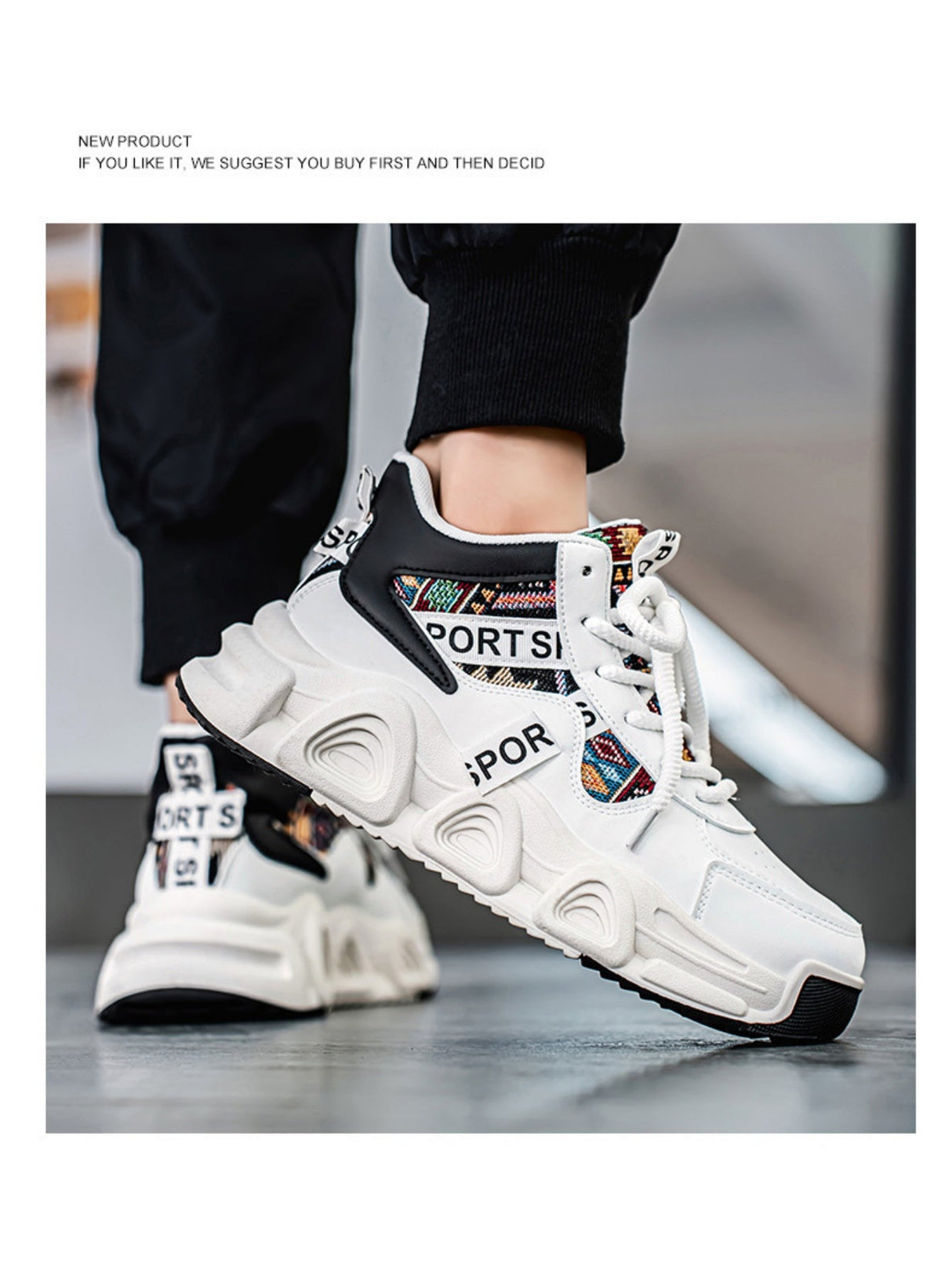 Liber Four Seasons Floral Men's Casual Sports Shoes