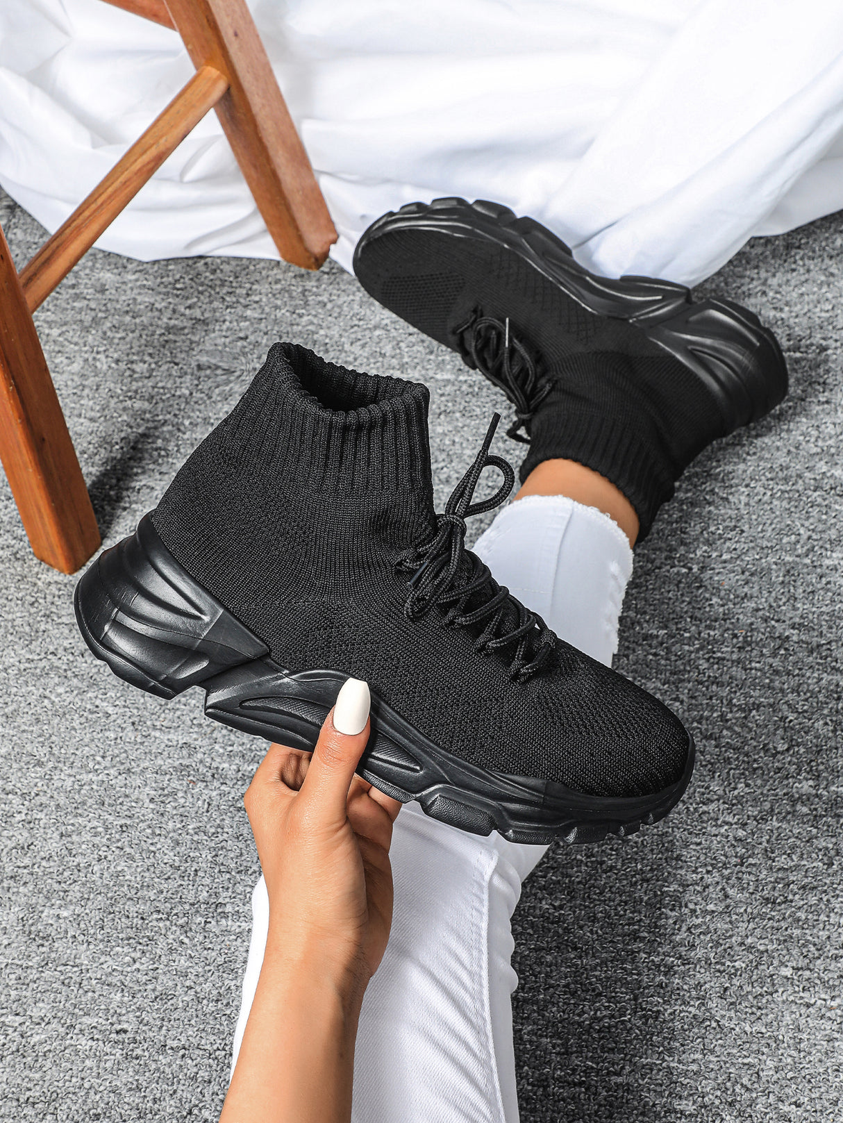 High-top Platform Women's Casual Sneakers