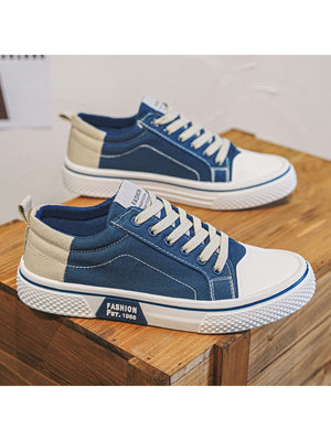 Liber Four Seasons Colorblock Canvas Men's Casual Sports Shoes