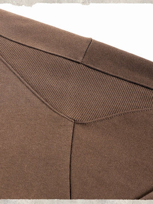 Liber Autumn Neutral wear Zipper decoration Solid Color Sweatshirts&Hoodies