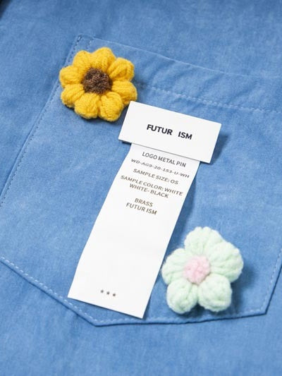 Flowers Ties Loose-fit Shirts