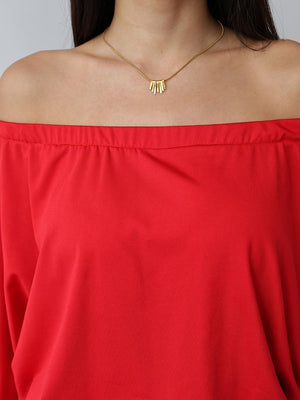 Off Shoulder Hip-hugging Off-shoulder Solid Color Mini&Short Dresses