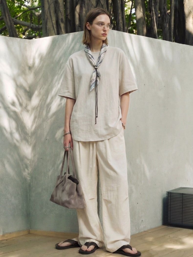 Old Money Style Flax Set 2-piece Sets