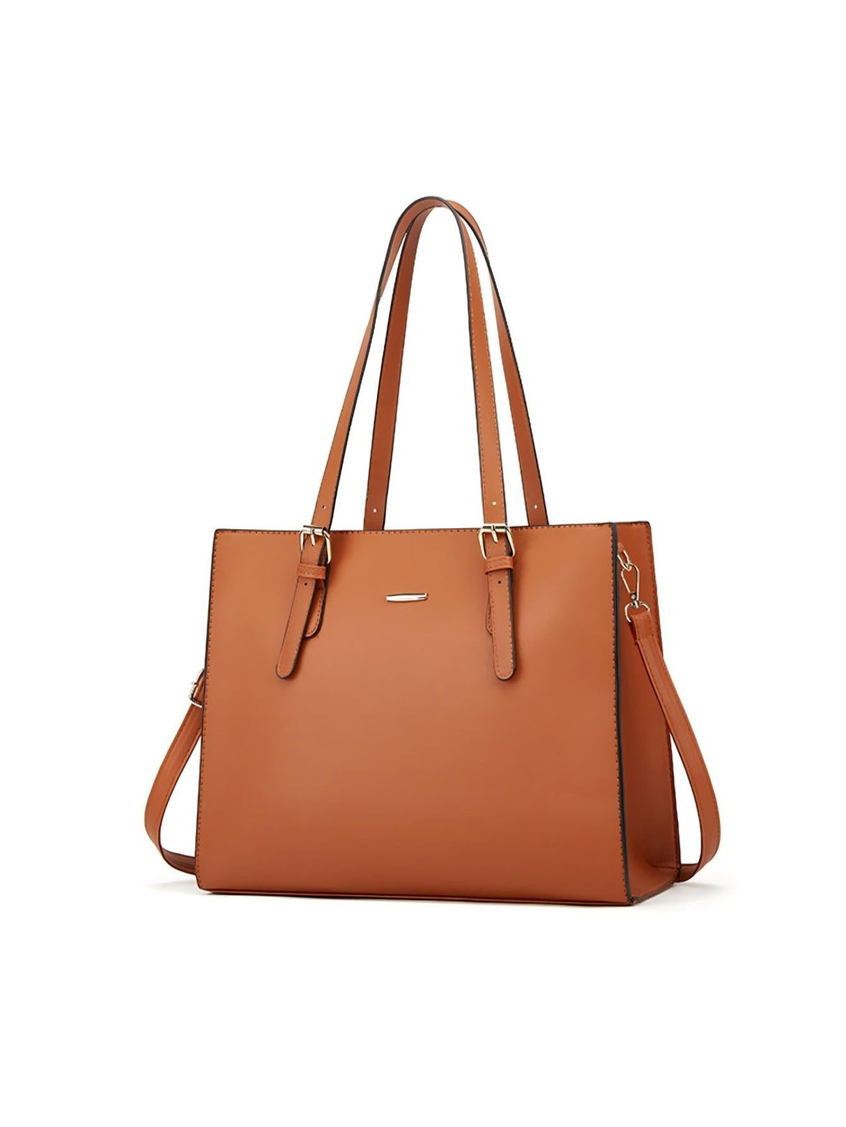 4-piece Crocodile-embossed Tote Bag Set