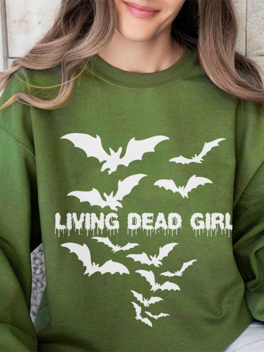 Halloween Pullover Printed Sweatshirt