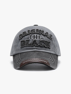 Distressed Embroidery Letter Baseball Caps