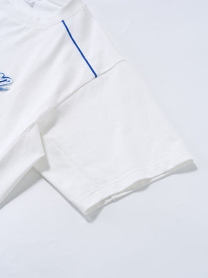 Applique Color-blocked T-shirts