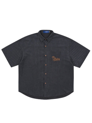 Retro Embroidery Stripes Ins Shirts