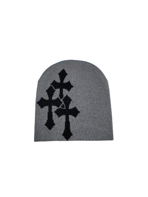 Cross Jacquard Hip Hop Windproof Beanies