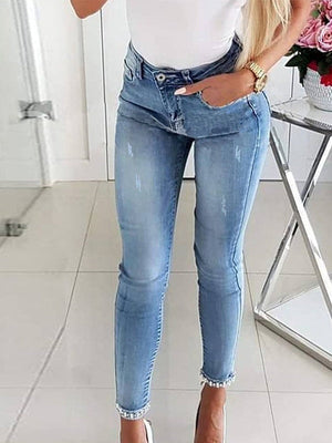 Liber Autumn Women's Beading Jeans
