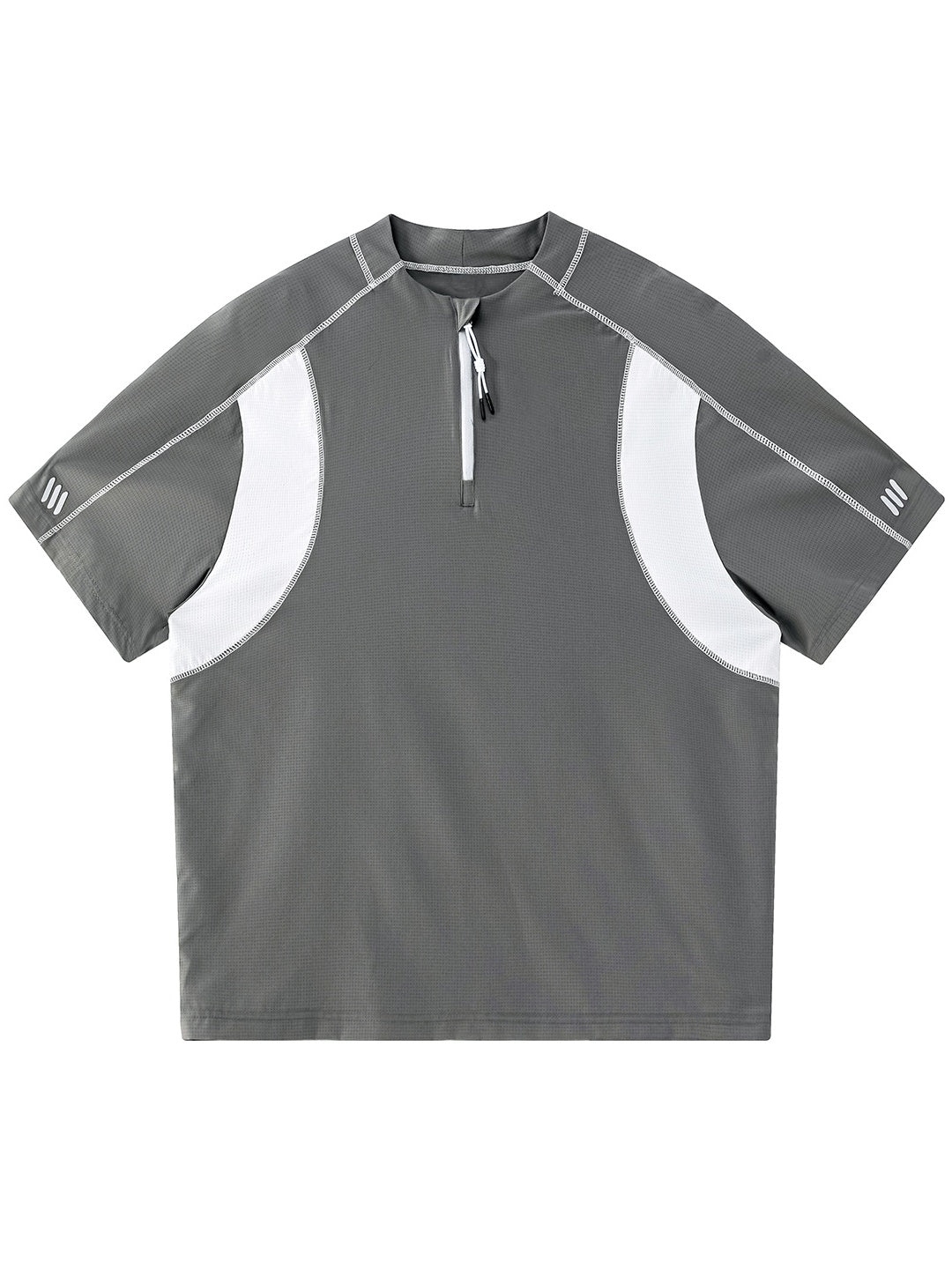 Quick-drying Color-blocked Breathable Loose-fit POLO Shirt