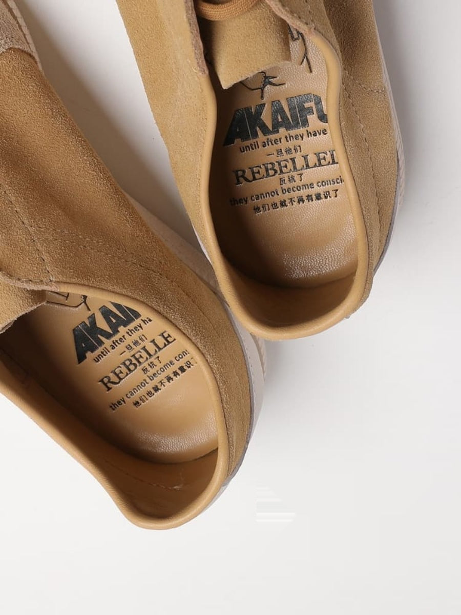 AKAIFU Sutra Series Slip-on Thin-soled Casual Comfortable Retro Style, Suitable For Couples.
