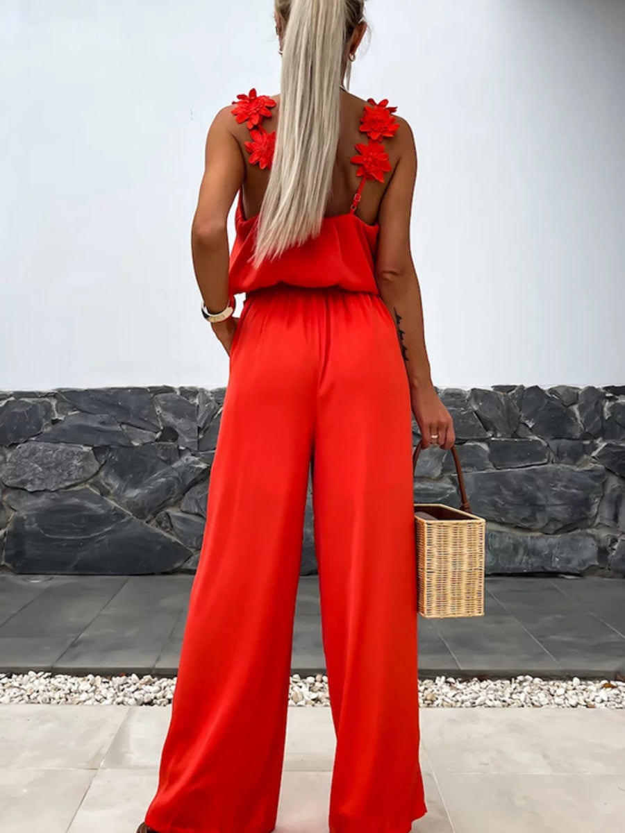 Loose-fit Pocket Jumpsuits