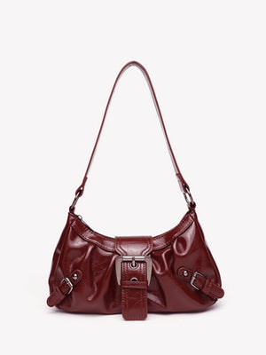 Stylish And Edgy Motorcycle Studded Shoulder Bag