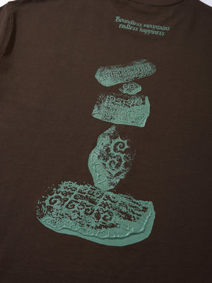 Retro Stone Printed T-shirts