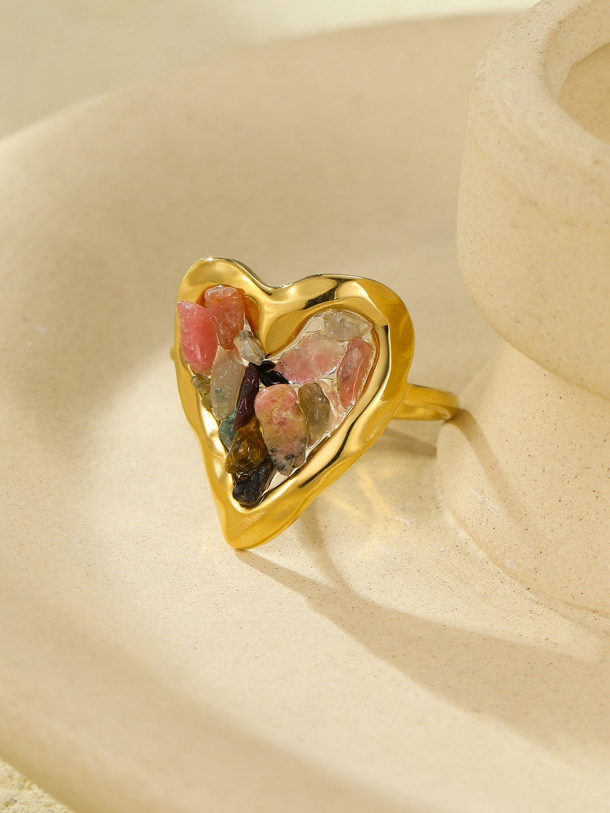 Colorful Heart Ring