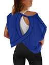 Backless Yoga Relaxed And Casual T-shirts