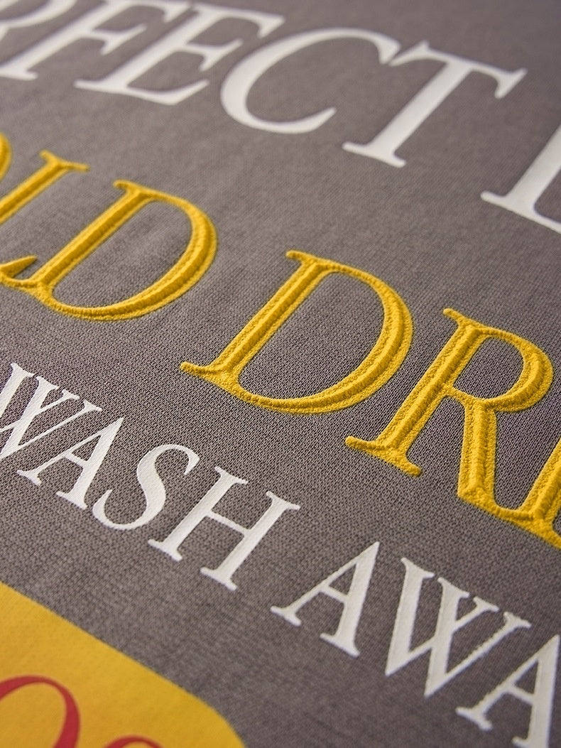 Retro High Collar Cut Up Distressed T-shirts