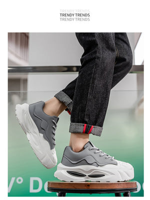 Liber Four Seasons Colorblock Thick-soled Men's Casual Sports Shoes