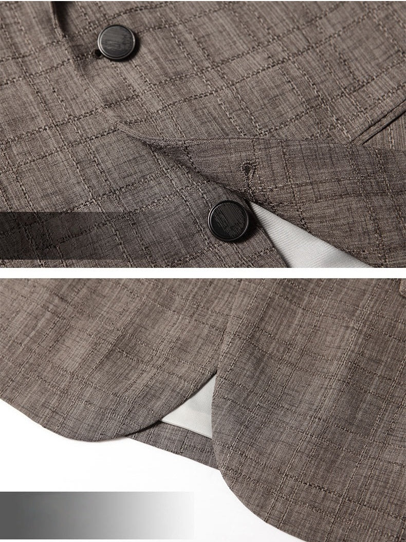 Business Leisure Dark Pattern Blazers