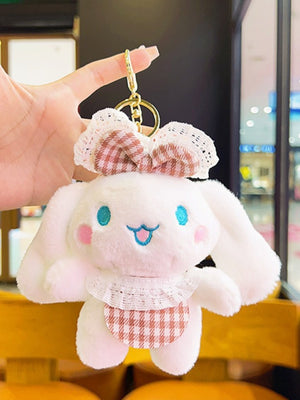 Plüschhasen-Schlüsselanhänger